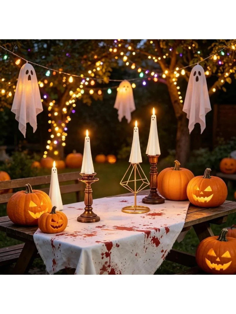 20 Pcs Flameless Floating Candles with Remote - LED Flickering Taper Lights for